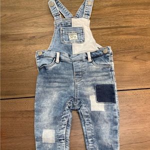 H&M denim overalls 9-12m